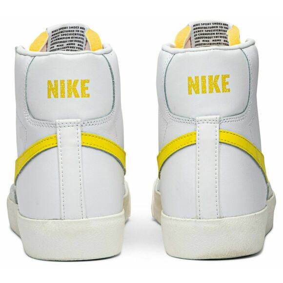 NIKE Blazer Mid \'77 Vintage Opti Yellow Men\'s Size 4 Women\'s 5.5 BQ6806-101 main image 8
